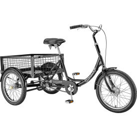 Husky Bicycles T-320 Industrial Tricycle w/ Rear Basket & Platform 20
