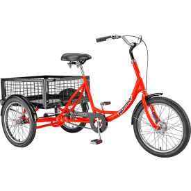 Husky Bicycles T-320 Industrial Tricycle with Rear Basket & Platform 20