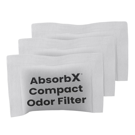 3-Pack Compact Odor Filters for Trash Can MPN:HLS08CF3