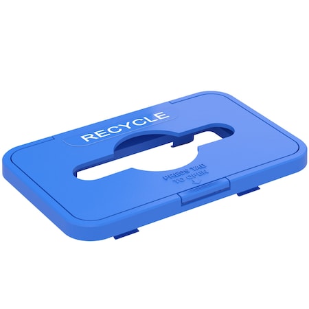 Rectangular Flip Open Recycle Lid Attachment MPN:LIDROREC