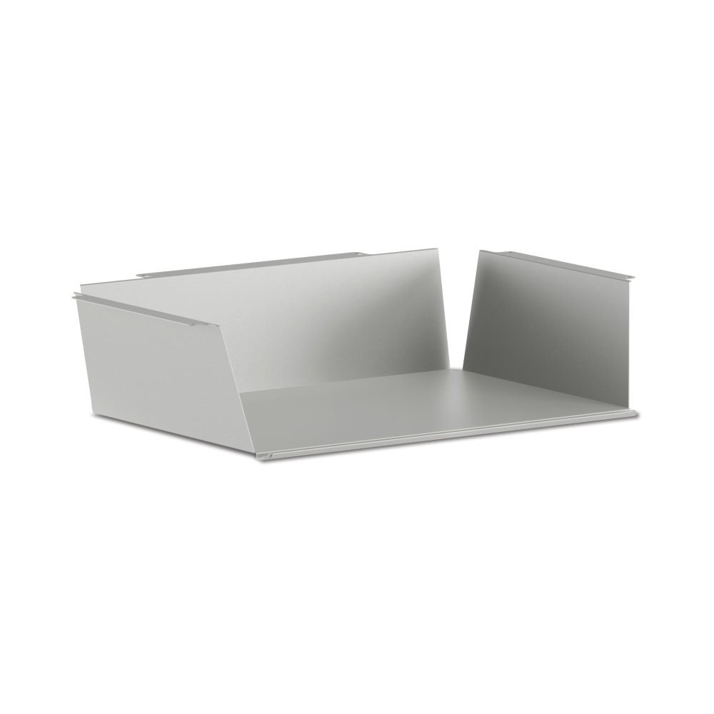 HON SmartLink Metal Book Boxes, 5inH x 19-1/2inW x 13inD, Platinum, Carton Of 4 Boxes MPN:HLDA-15.T1