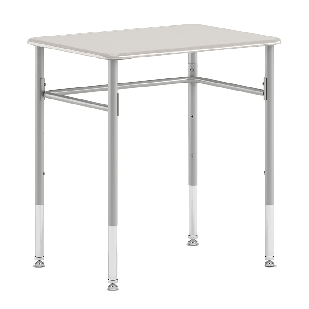 HON SmartLink 26inW Student Desks, White/Platinum Metallic, Set Of 2 Desks MPN:HLDV-MRECT2026A.E.G1.T1