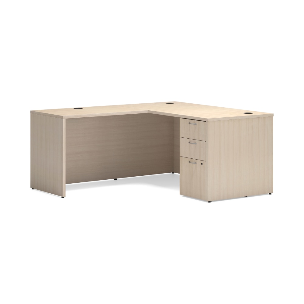 HON Mod L-Station 60inW Computer Desk, Desert Oak MPN:HLPL6066LDESK1BBFDO1