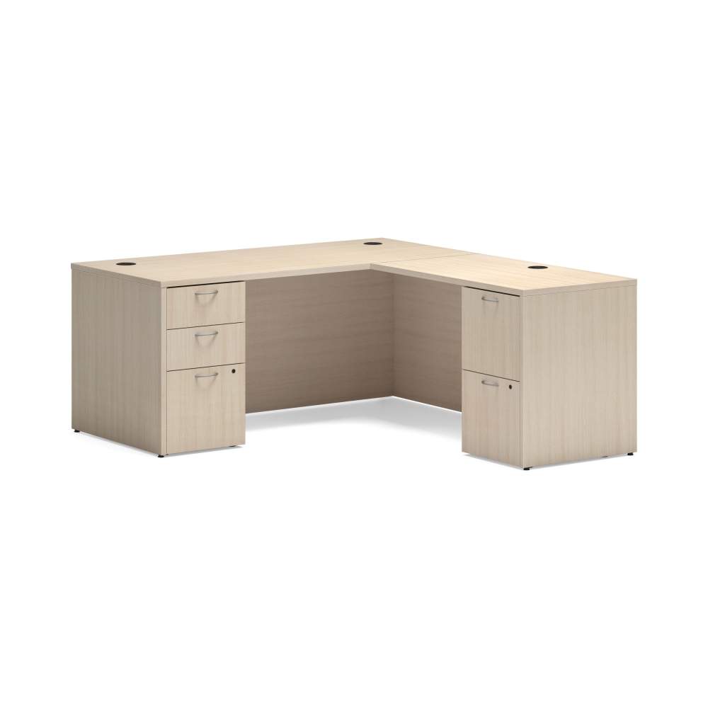 HON Mod L-Station 66inW Computer Desk, Desert Oak MPN:HLPL6672LDESKDO1