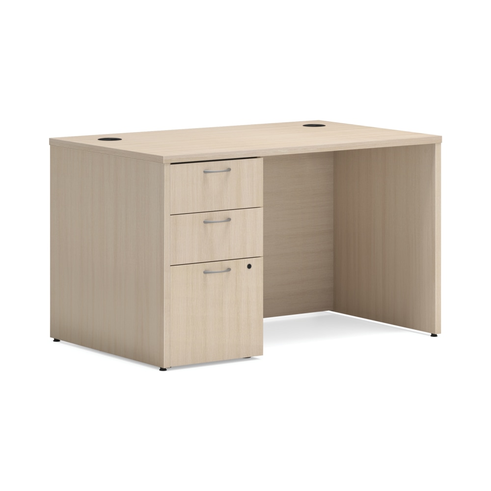 HON Mod 48inW Computer Desk, Desert Oak, HLPLDS4830BBFDO1 MPN:HLPLDS4830BBFDO1
