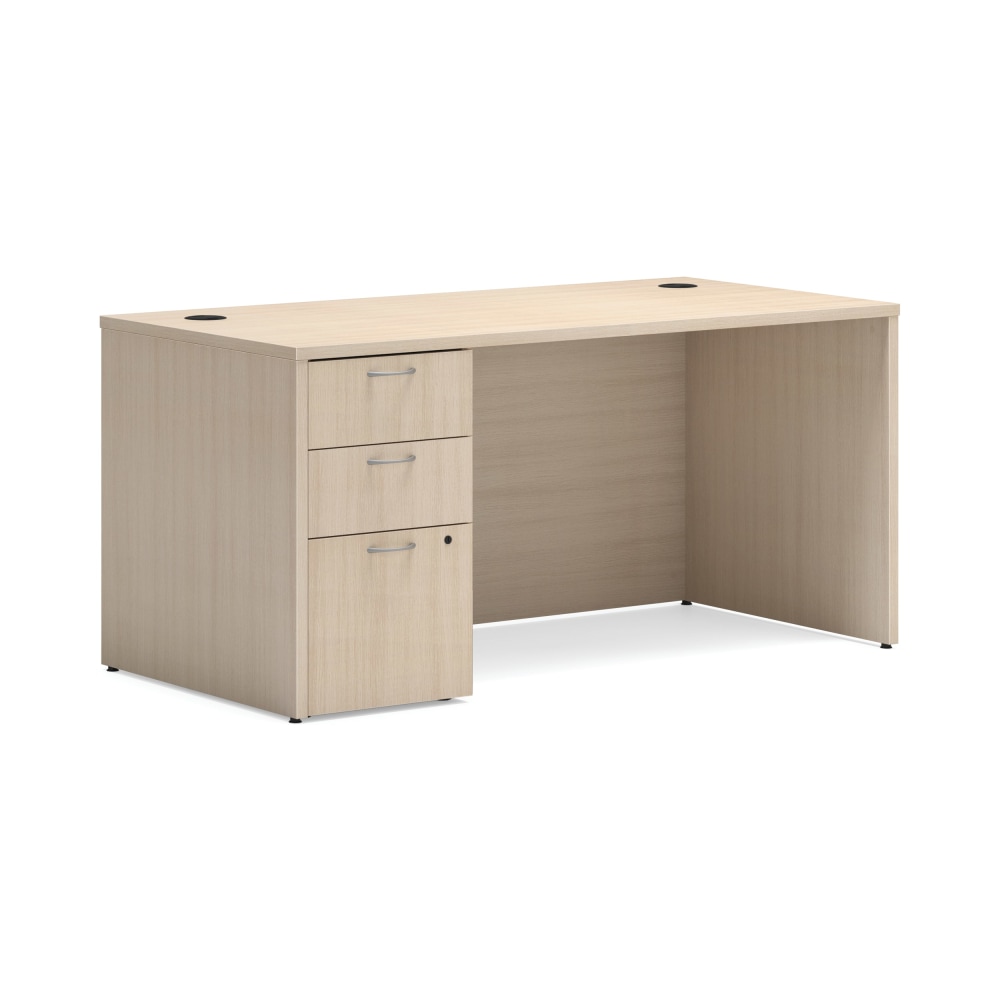 HON 60inW Mod Computer Desk, Desert Oak MPN:HLPLDS60PSDO1