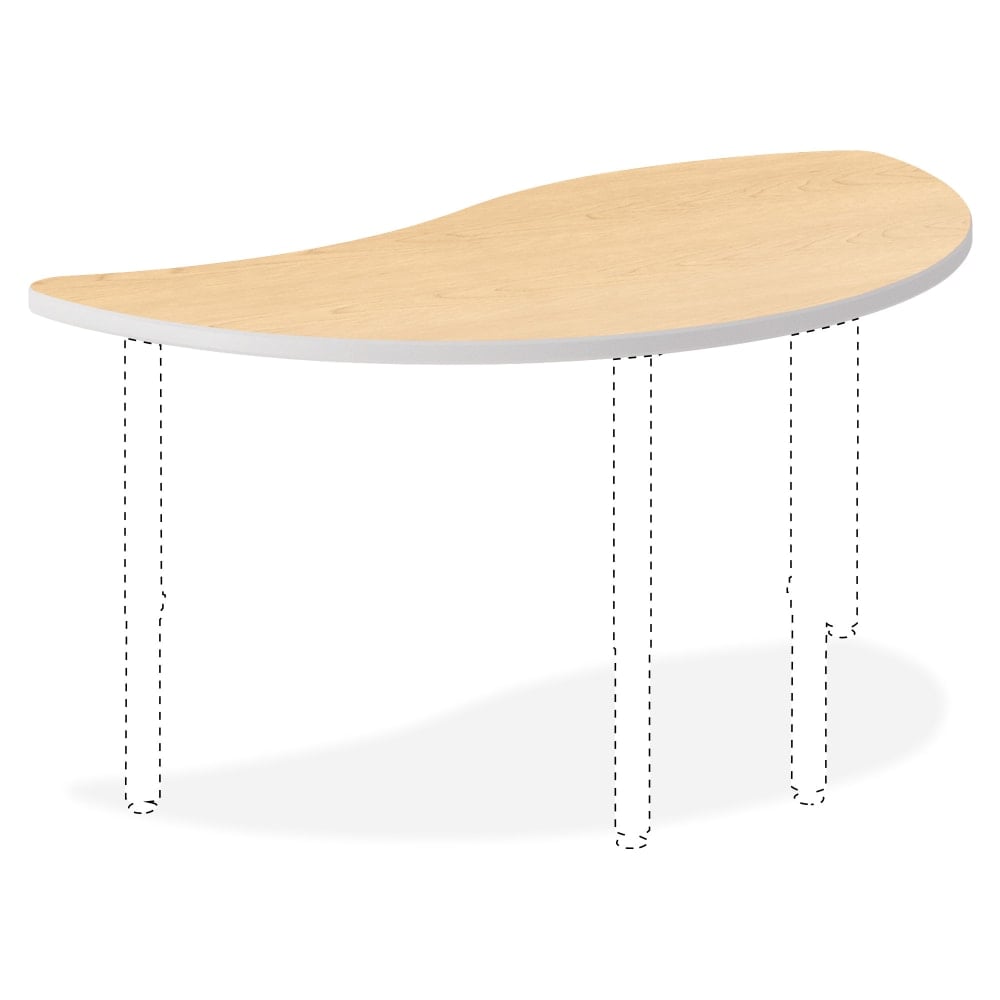 HON Build Series Wisp-Shape Table Top, 1 1/8inH x 54inW x 30inD, Maple MPN:HONSN3054ENDK