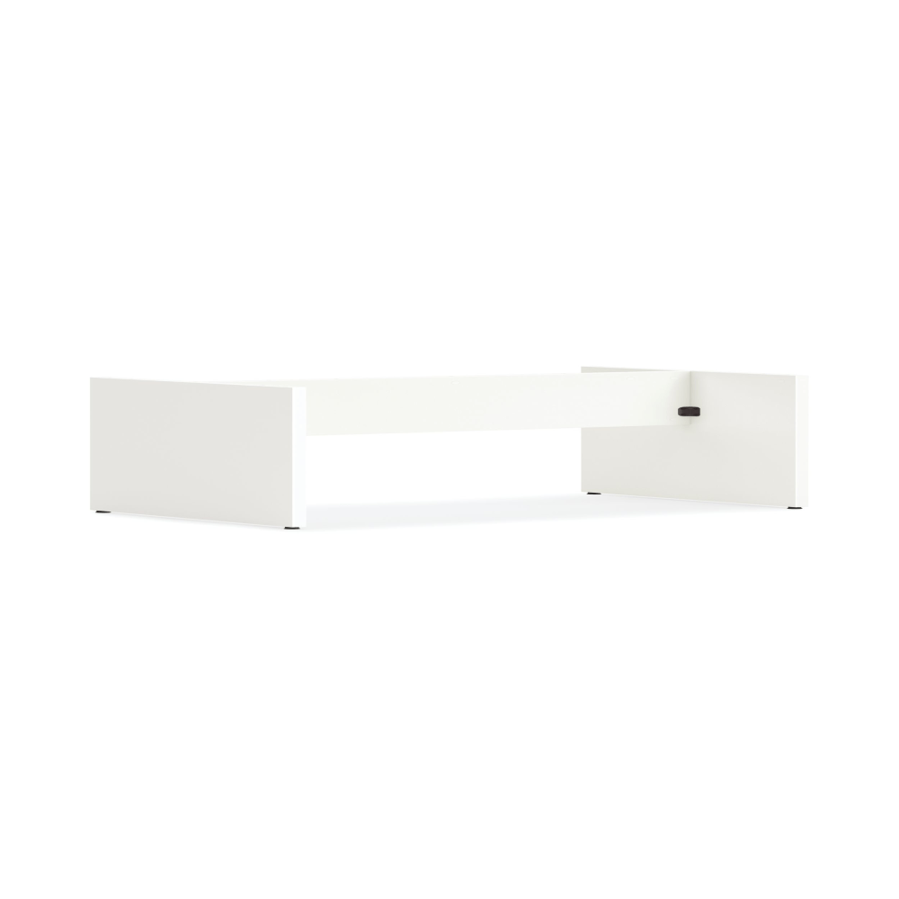 HON Mod Slab Base, For 72in Conference Table Top, 28inH x 37-1/2inW x 23-5/16inD, Simply White MPN:HONTBL72BSELP1