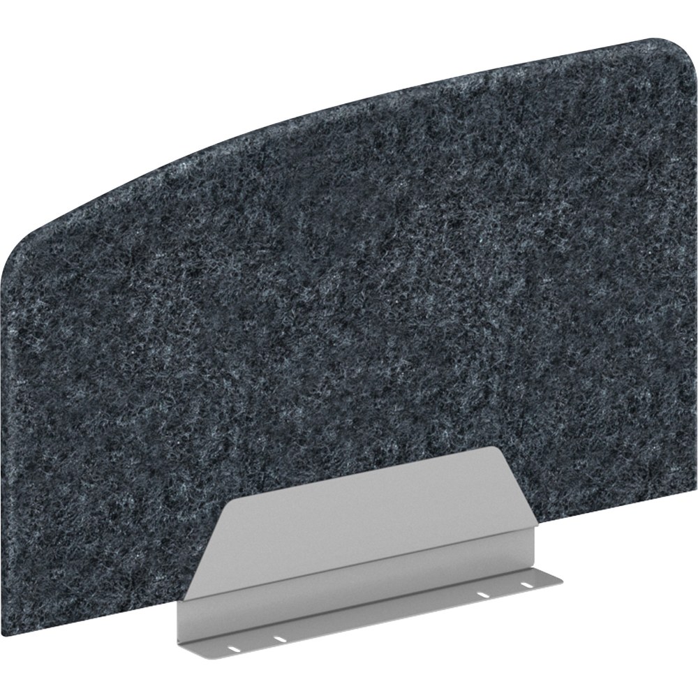 HON HUVDSSE1324 Privacy Screen - 23.3in Width x 13in Height - Silver Frame - Polyethylene Terephthalate (PET) - Dark Gray - 1 Each MPN:VSS1324Y4PR6