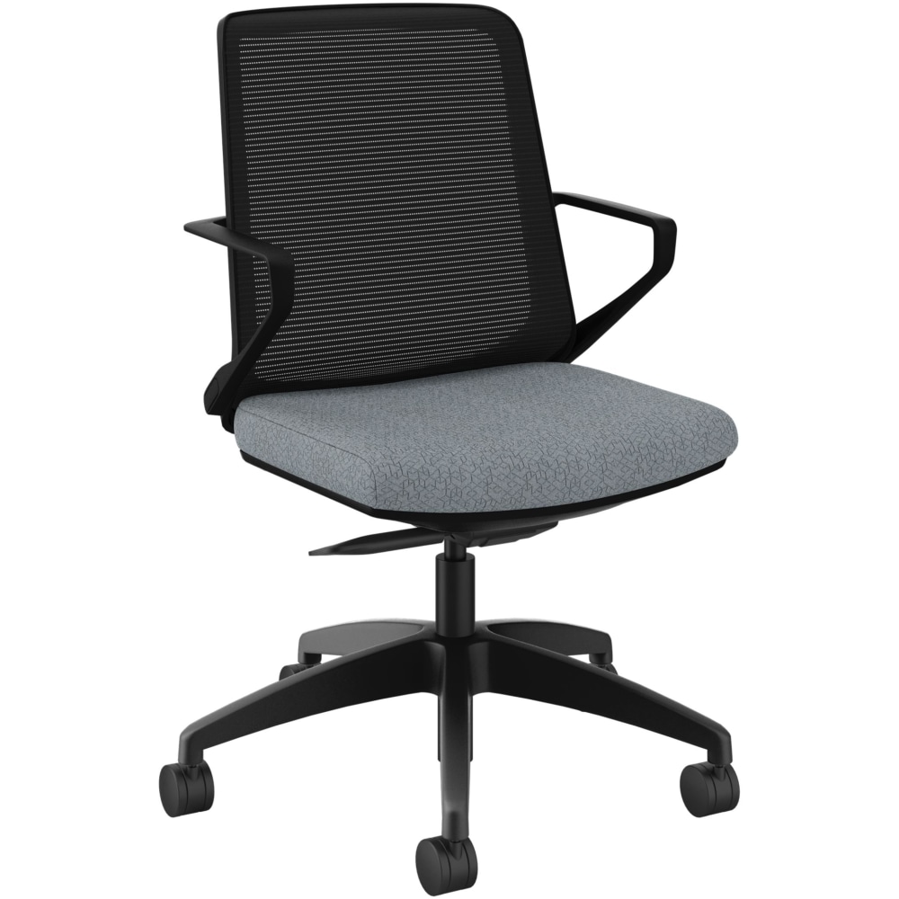 HON Cliq Ergonomic Mid-Back Light Task Chair, Basalt/Black MPN:HCLQT.W0.TC2.F.S.IM.APX25.NL.S