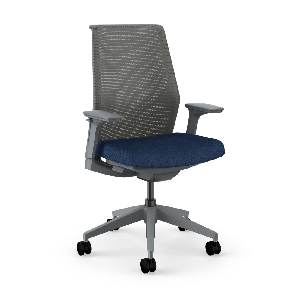 HON Cipher Ergonomic Mesh/Fabric Mid-Back Task Chair, Navy/Charcoal MPN:HONCRTHSCA13LRS