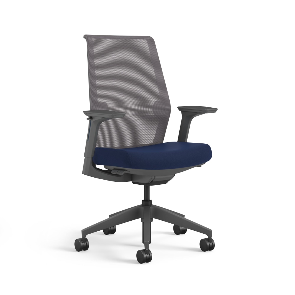 HON Cipher Ergonomic Fabric/Mesh Mid-Back Task Chair, Indigo/Charcoal MPN:HONCRTHSCC06LRS