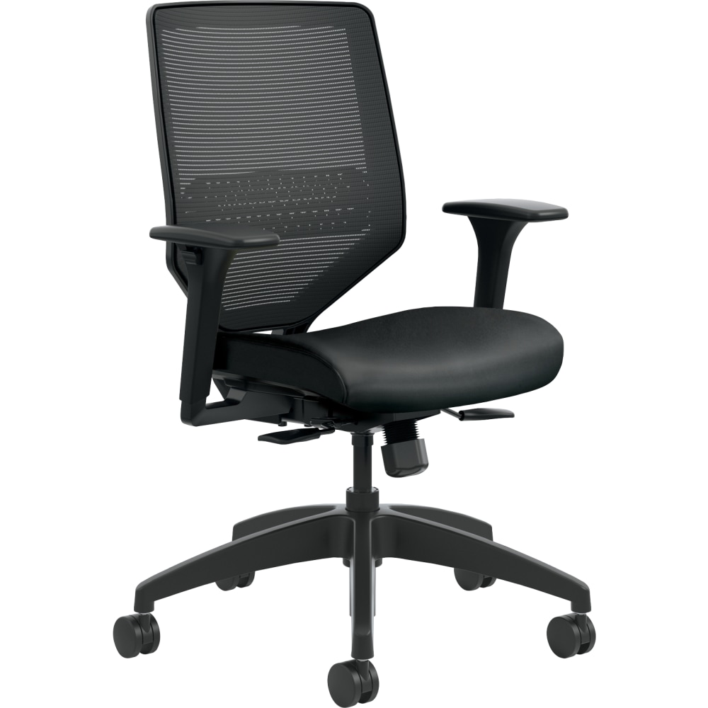 HON Solve Ergonomic Mesh Mid-Back Office Chair, Black MPN:HONSVM1ALUR10TK