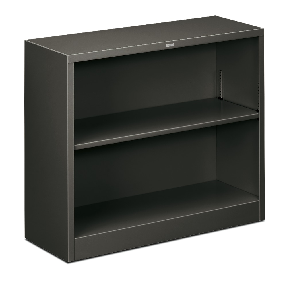 HON Brigade Steel Modular Shelving Bookcase, 2 Shelves, 29inH x 34-1/2inW x 12-5/8inD, Charcoal MPN:S30ABC,S