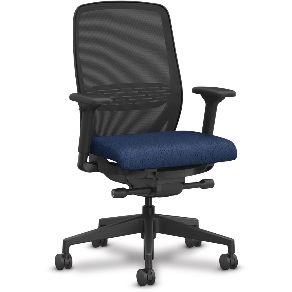 HON Nucleus Ergonomic Mesh-Back Work Chair, Navy/Black MPN:HNR1KD.Y2.STC.A.H.IM.APX13.BL.