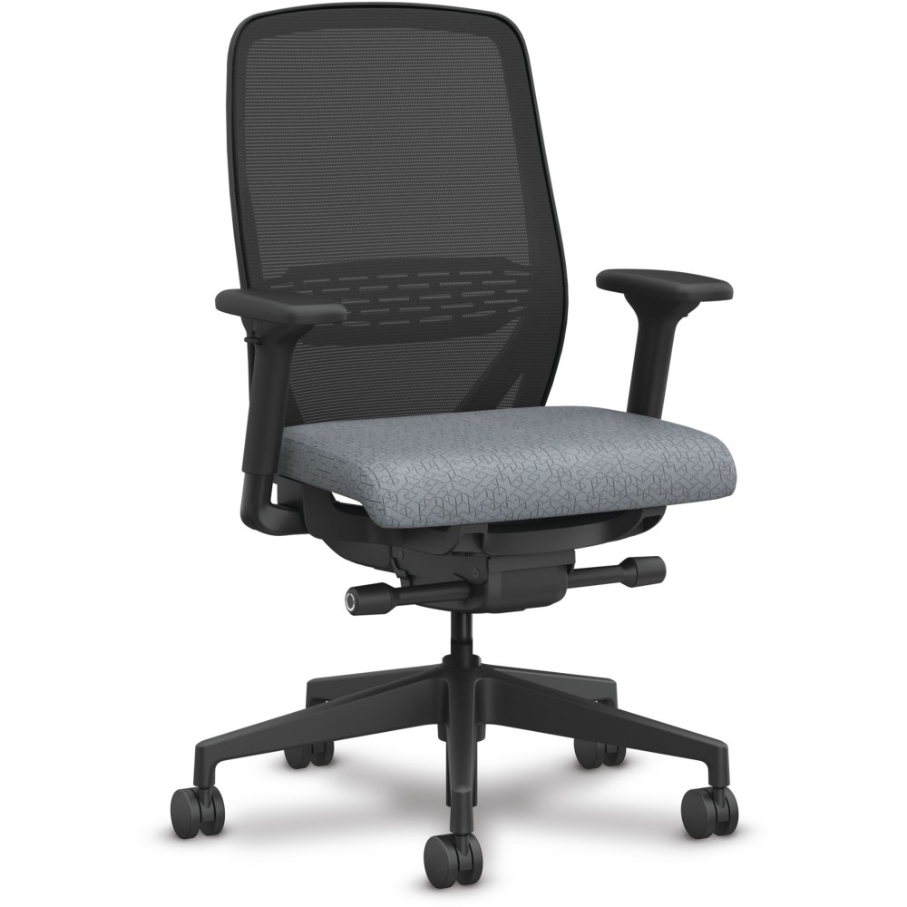 HON Nucleus Ergonomic Mesh-Back Work Chair, Basalt/Black MPN:HNR1KD.Y2.STC.A.H.IM.APX25.BL.