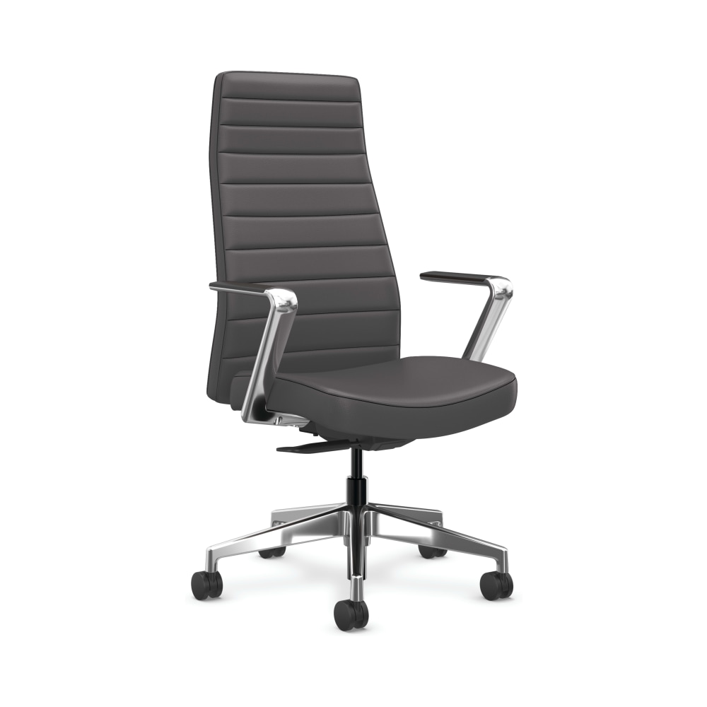 HON Cofi Ergonomic Vinyl High-Back Executive Office Chair, Graphite/Black MPN:HONCEUW0PU19C4P