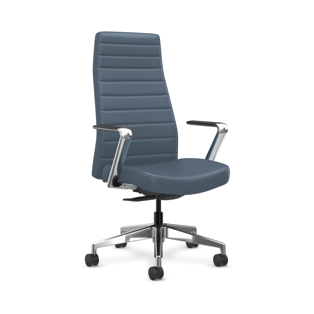 HON Cofi Ergonomic Vinyl High-Back Executive Office Chair, Nimbus/Blue MPN:HONCEUW0PU93C9P