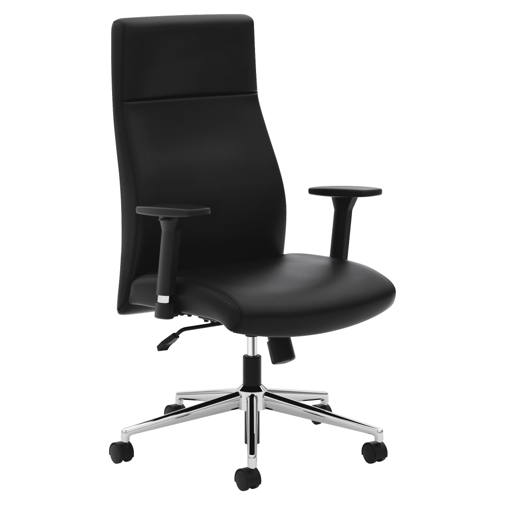 HON Define Executive Ergonomic Bonded Leather Chair, Black MPN:VL108SB11