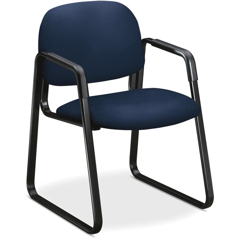 HON 4000 Series Solutions Sled Base Chair, Navy/Black MPN:HON4008CU98T