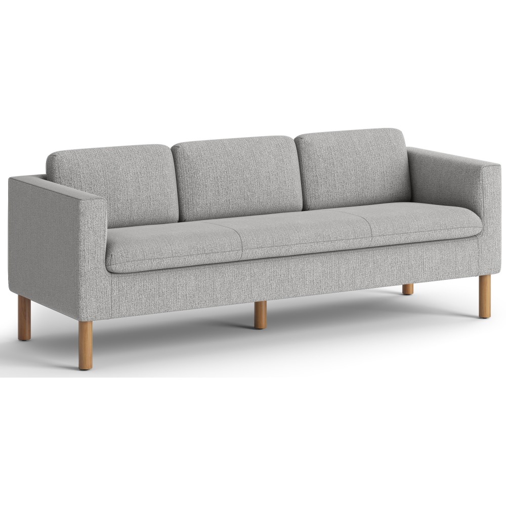 HON Parkwyn Lounge Sofa - Material: Fabric - Finish: Gray - 1 Each MPN:VP3LSOFAGRY