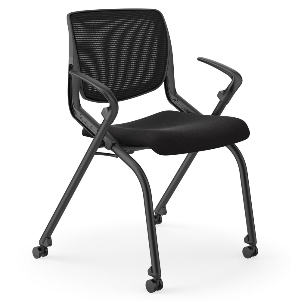 HON Motivate Nesting Stacking Chair, Black MPN:HMN2.F.S.IM.ON.CU10.CBK