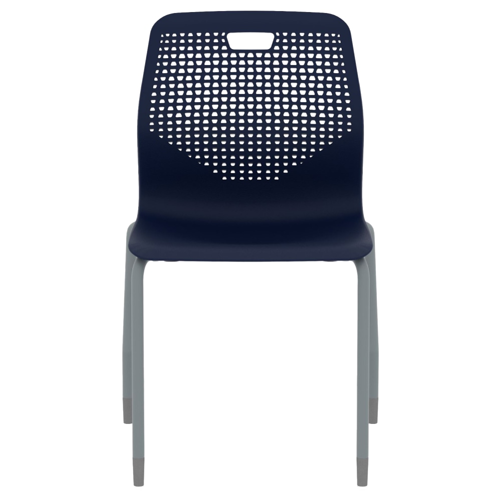 HON Etch 4-Leg Plastic Shell Armless Stacking Chairs, Terre/Textured Titanium, Set Of 2 Chairs MPN:HONPVL1PTEP8VRA