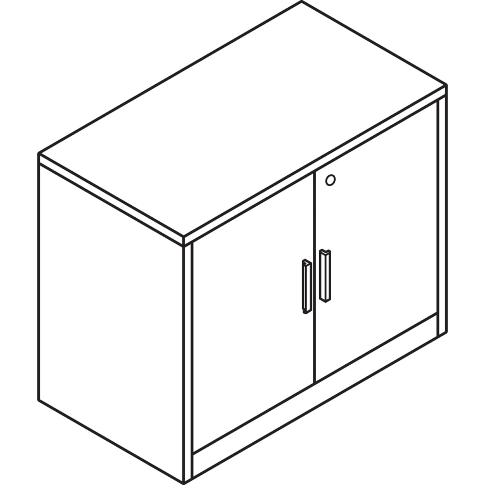 HON 10500 Series Storage Cabinet, Mahogany MPN:105291NN
