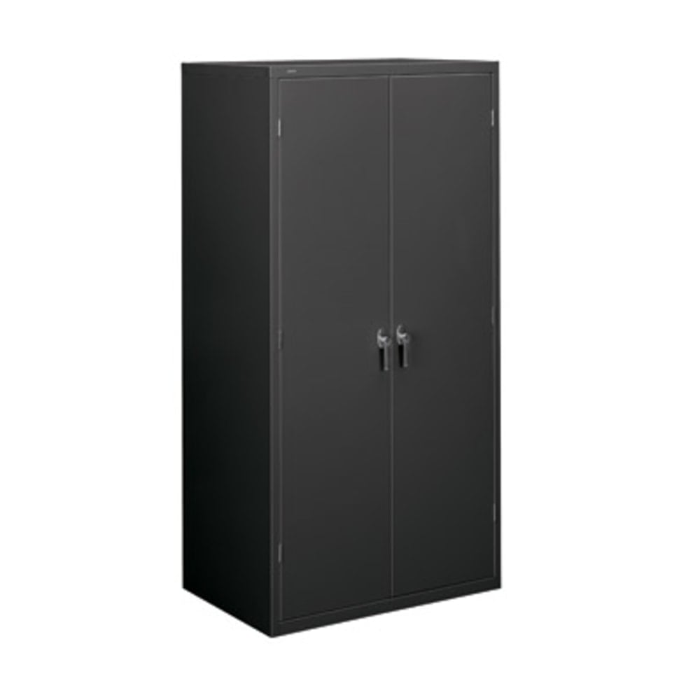 HON Brigade Steel Storage Cabinet, 5 Adjustable Shelves, 71 3/4inH x 36inW x 24 1/4inD, Charcoal MPN:SC2472S