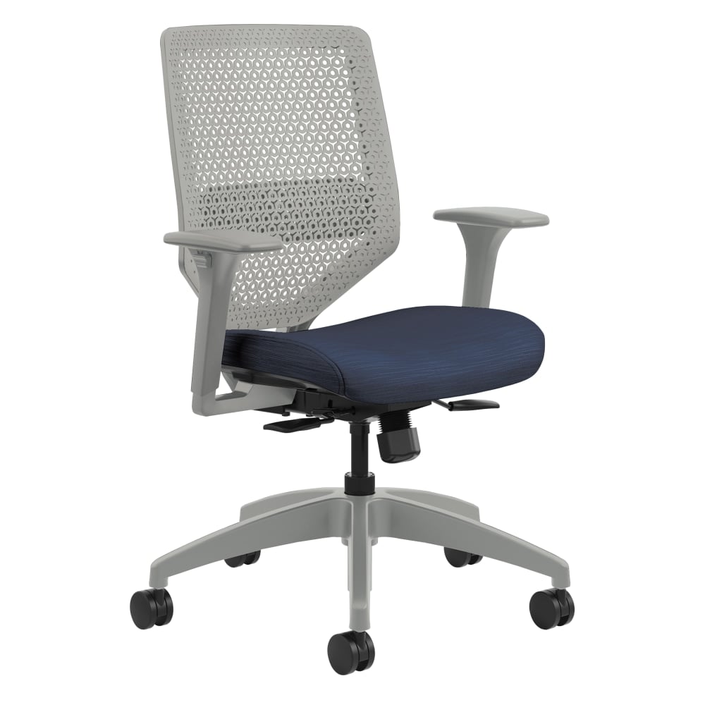 HON Solve Fabric Mid-Back Task Chair, Midnight/Titanium MPN:HONSVR1AILC90TK