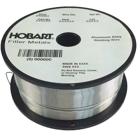 MIG Welding Wire, Solid, Aluminum, 1 lb. MPN:54JK66