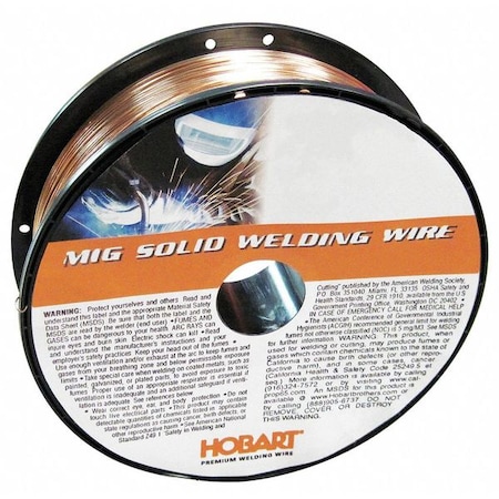 MIG Welding Wire, 70S2, 0.025, 11 lb MPN:6ETK4