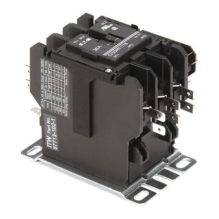 Contactor, 3-Pole, 30A, Auxiliary Switch MPN:00-087713-102-1