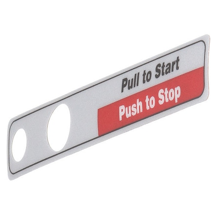 Label Start/Stop, Domestic MPN:00-477735
