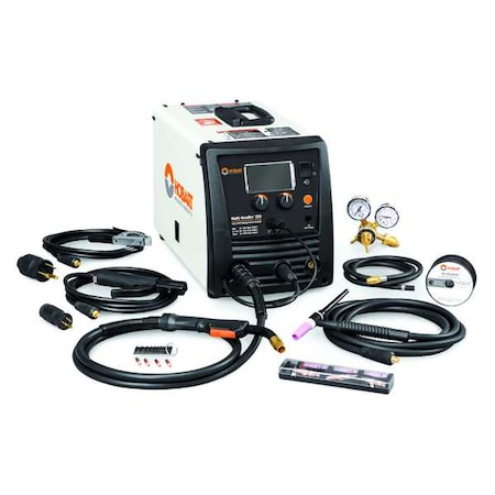 Multiprocess Welder, Multi-Handler 200, Phase Single-Phase, 110/115/120V AC, 220/230/240V AC MPN:500578