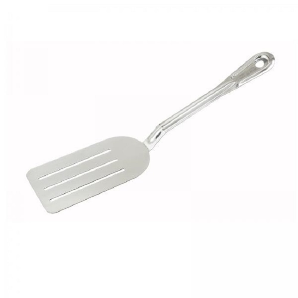Winco STN-8 14in Slotted Turners, Silver, Set Of 12 Turners MPN:HRSSTN8