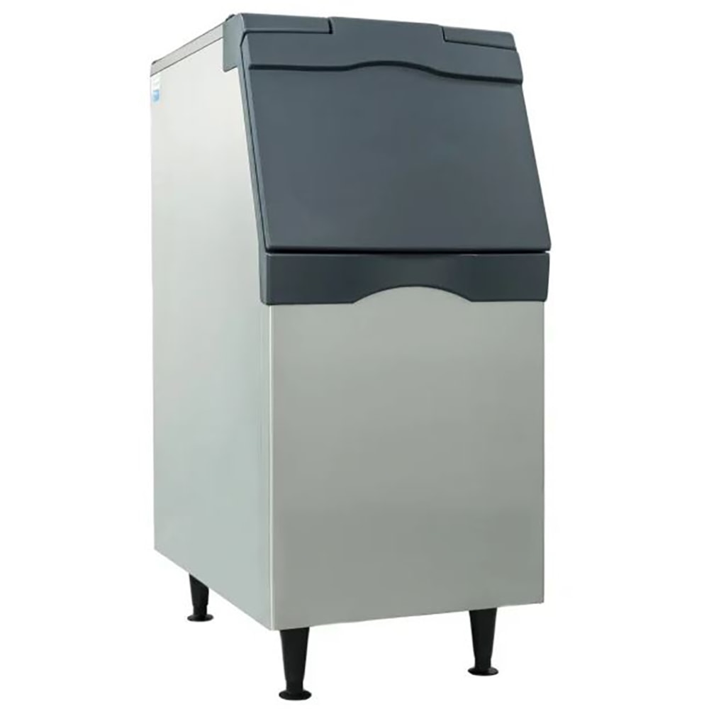 Hoffman Scotsman Ice Storage Bin, 370 Lb, 44inH x 22inW x 34inD, Silver MPN:B322S