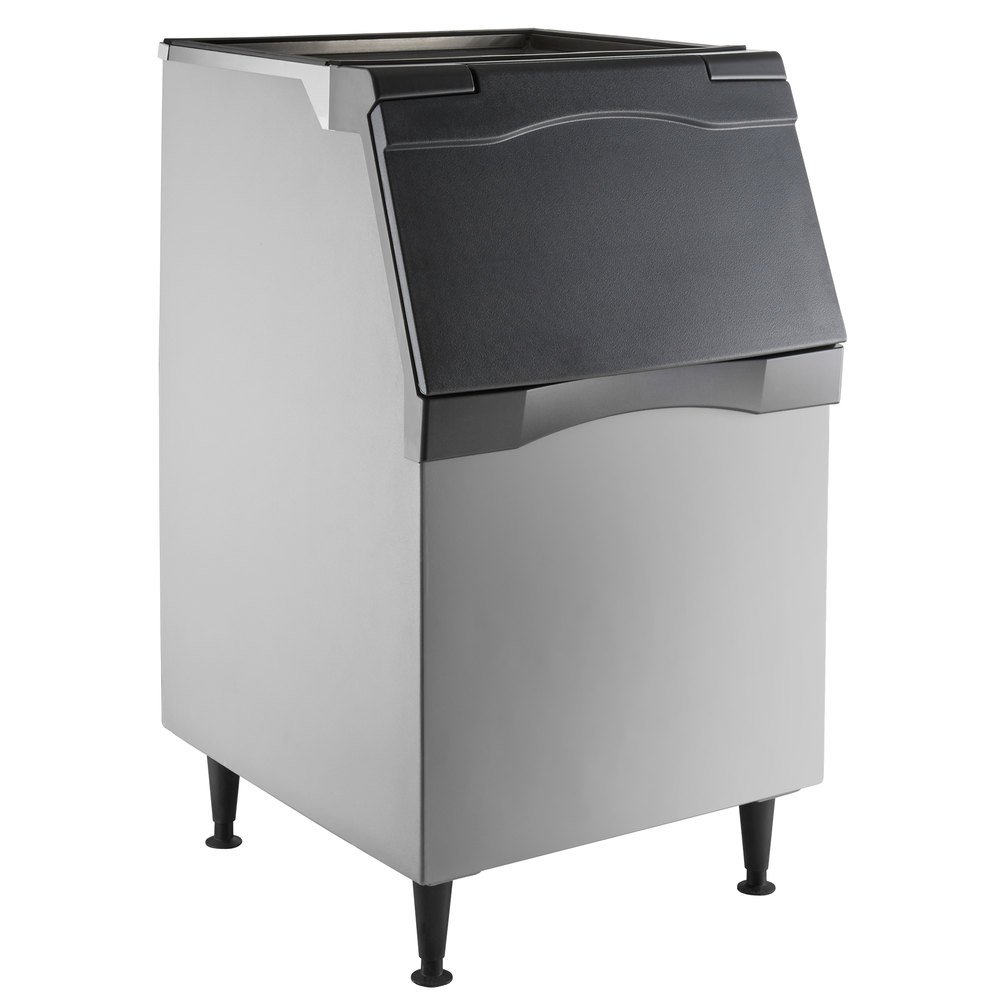 Hoffman Scotsman Ice Storage Bin, 536 Lb, 51inH x 30-1/2inW x 34inD, Silver MPN:B530P