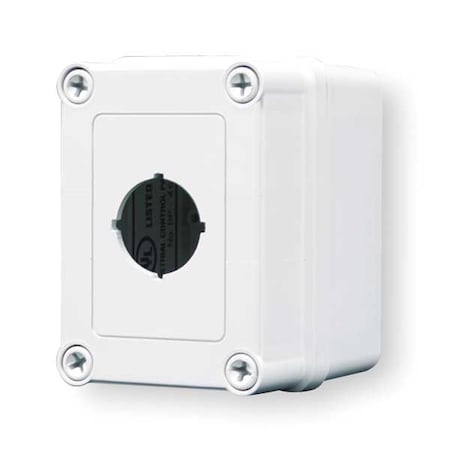 PushButtonEnclosure, 30mm, 1Hole, Plastic MPN:VM433-PBS1
