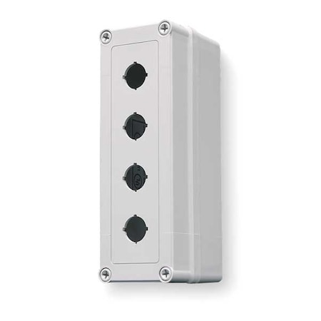 PushButtonEnclosure, 22mm, 4Holes, Plastic MPN:VM933-PBM4