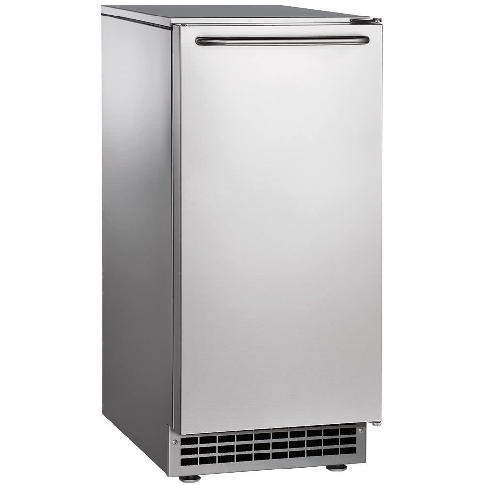 Hoffman Scotsman Air Cooled Undercounter Ice Machine, With Built-In Pump, Gourmet Ice, 34-3/8inH x 14-7/8inW x 22inD, Silver MPN:CU50PA-1