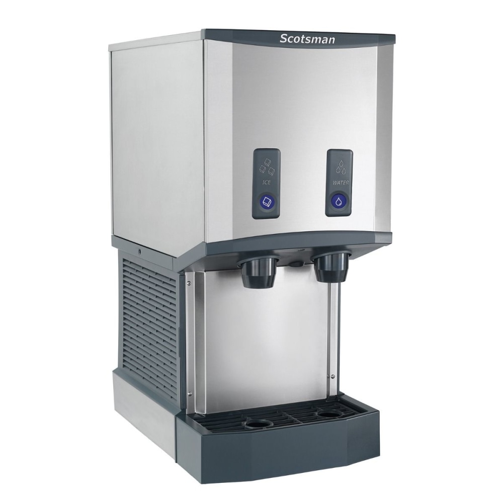 Hoffman Scotsman Meridian Counter-Top Air-Cooled Ice Machine And Water Dispenser, Silver MPN:HID312AB-1