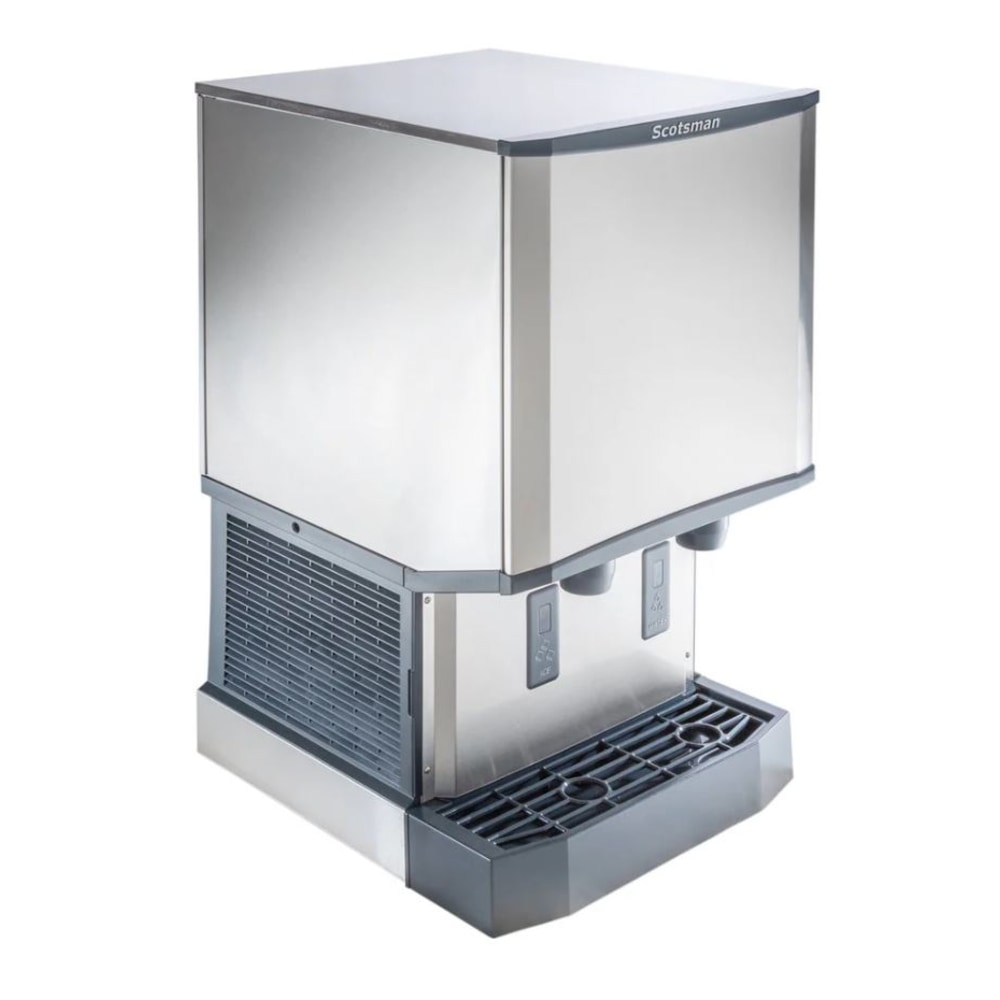 Hoffman Scotsman Meridian Countertop Air-Cooled Ice Machine And Water Dispenser, 41inH x 21-1/4inW x 24inD, Silver MPN:HID540A-1