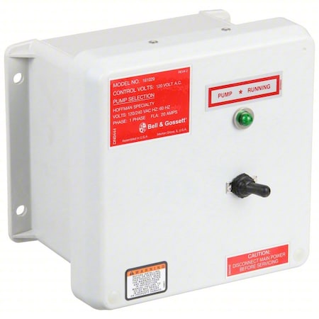 Control Panel, Single Phase MPN:161029