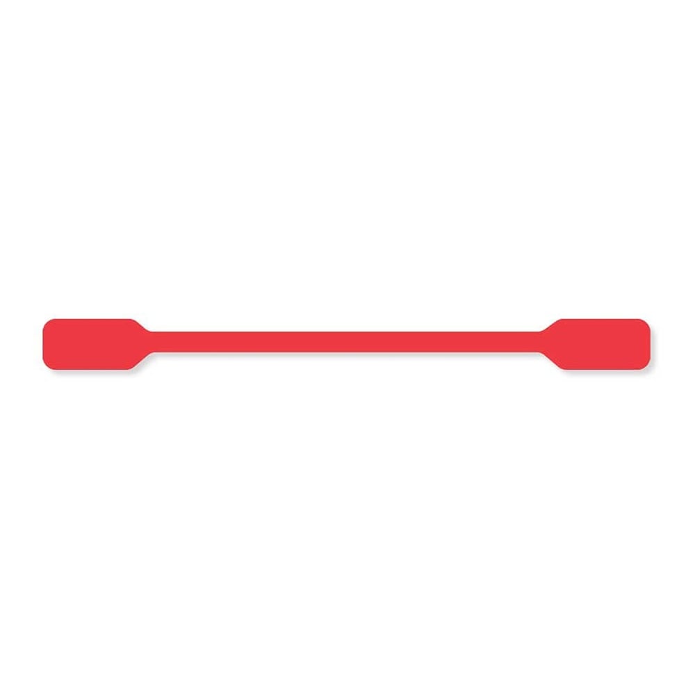Hoffman Tamper-Evident Labels, 7690-01-290-5172, Rectangle, 1/2in x 6in, Red MPN:IGTRL2N