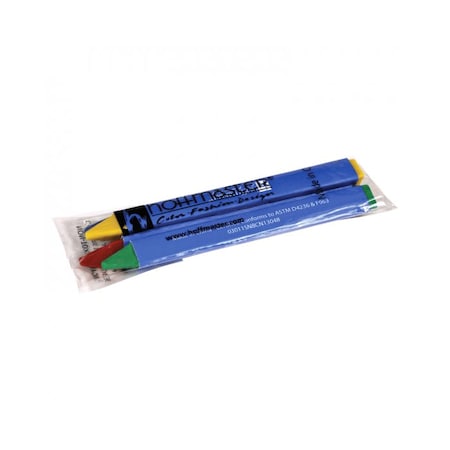 Crayons, Red, Blue, Green and Yellow, PK4 MPN:120816