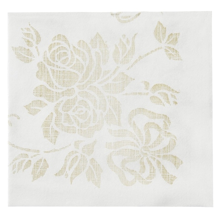 Dinner Napkin, Gold Prestige, 1/4Fold, PK75 MPN:125046