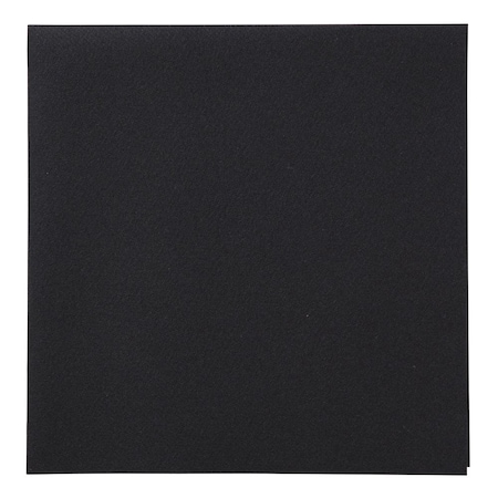 Dinner Napkin, Black, 1/4 Fold, PK75 MPN:125073