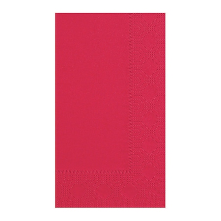 Red Dinner Napkin, 2 Ply, 1/8 Fold, PK125 MPN:180511