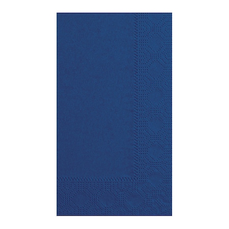 Navy Dinner Napkin, 2 Ply, 1/8 Fold, PK125 MPN:180522